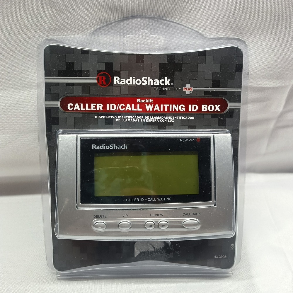 Radio Shack Caller ID Call Waiting ID Box Backlit #43-3903 ~ NEW SEALED